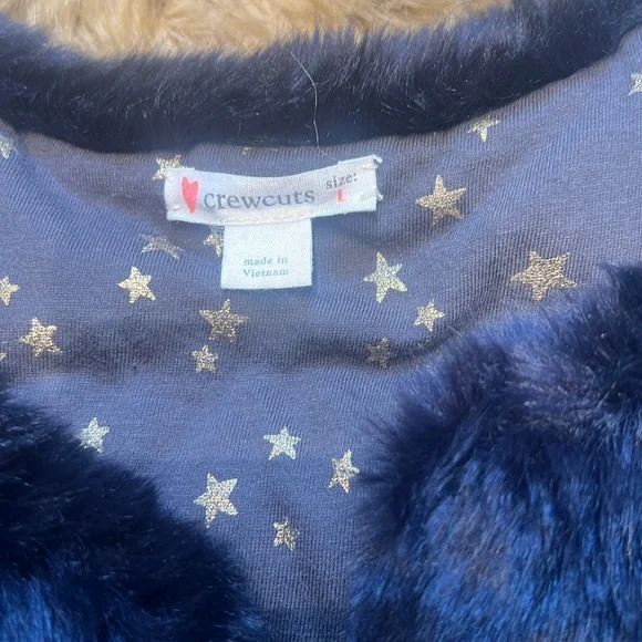 Pair of adorable crewcuts faux fur vests! - Picture 2 of 3